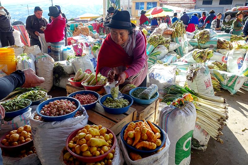 Marché de Guamote - Chimborazo - Équateur