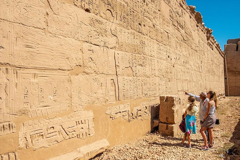 Visite du temple de Karnak en famille - Louxor - Égypte