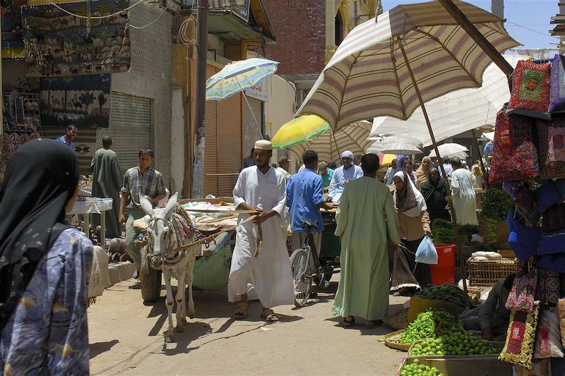 Marché à Assouan - Vallée du Nil - Egypte