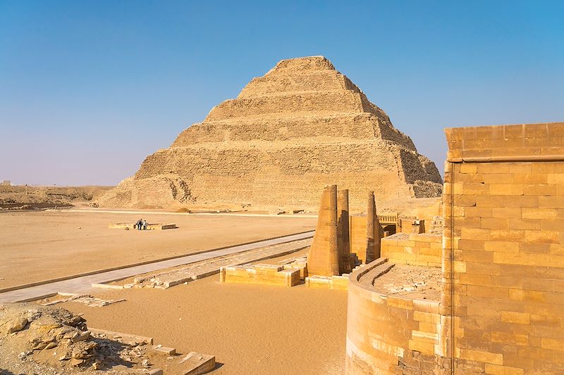 Complexe funéraire de Djéser à Saqqarah - Égypte