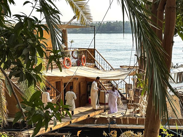 Dahabieh sur les rives du Nil - Égypte