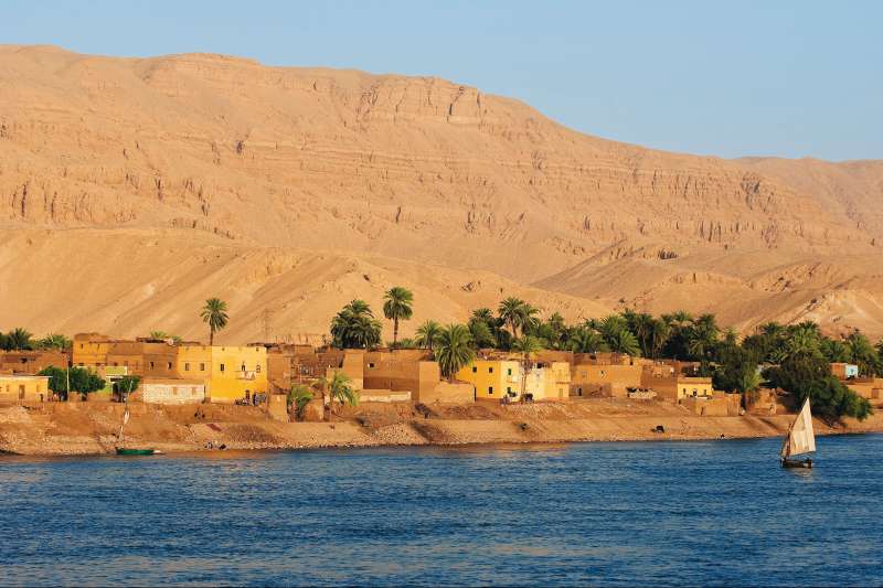 Rando et felouque sur le Nil
