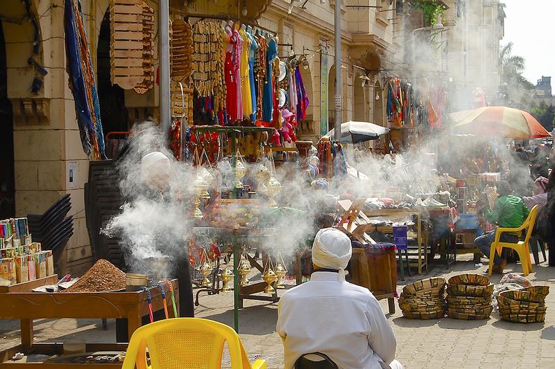 Marché dans les rues du Caire - Égypte