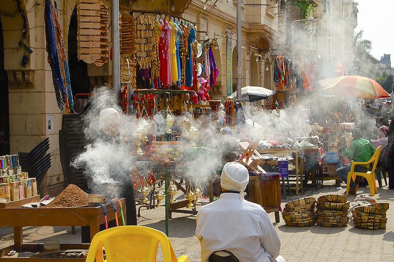 Marché dans les rues du Caire - Égypte