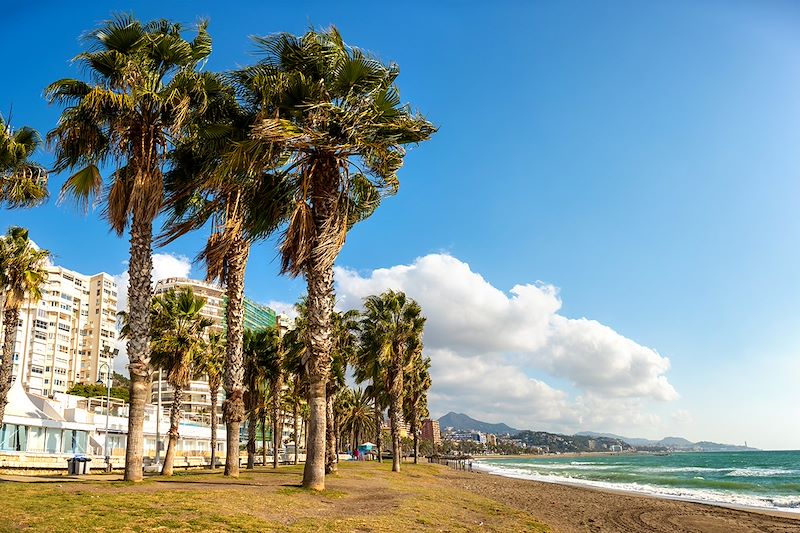 Plage près de Malaga - Andalousie - Espagne
