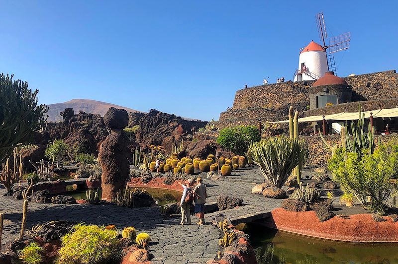 Jardin de cactus - Lanzarote - Îles Canaries - Espagne