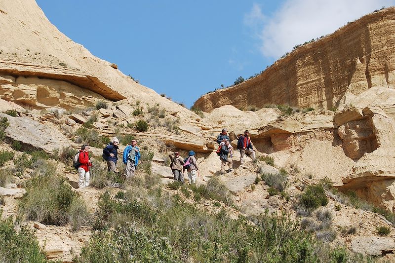 Randonnée accompagnée en Espagne pour le Réveillon, au sud des Pyrénées en hébergement troglodytes 