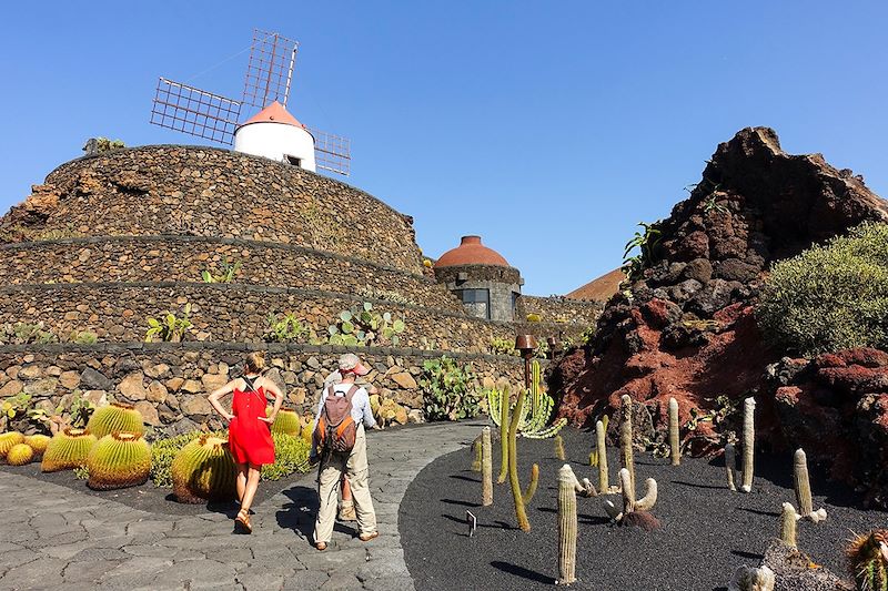 Jardin de cactus - Lanzarote - Îles Canaries - Espagne