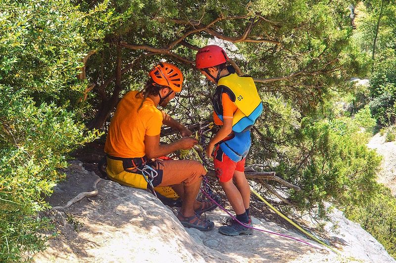 Les petits canyonistes de Sierra de Guara 