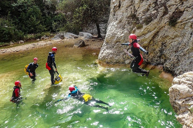 Les petits canyonistes de Sierra de Guara 