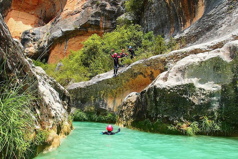 Canyoning en Sierra de Guara, version camping