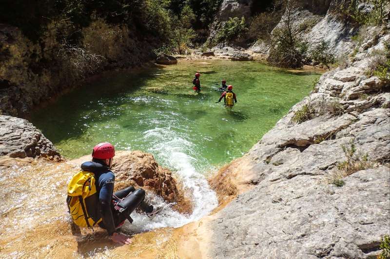 Canyoning en Sierra de Guara, version camping