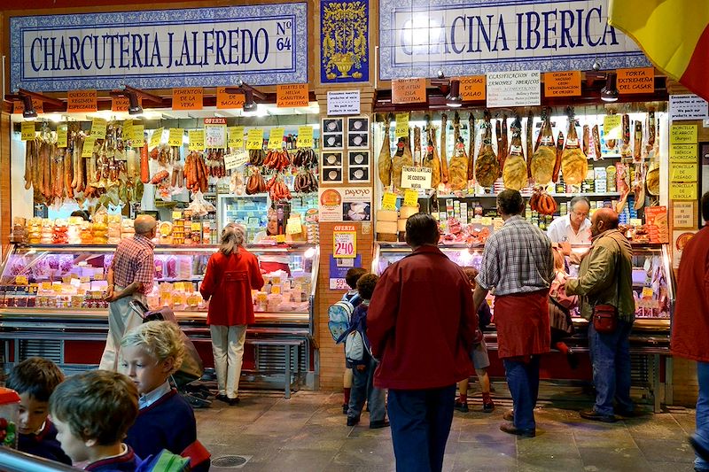Marché couvert de Triana à Séville - Andalousie - Espagne