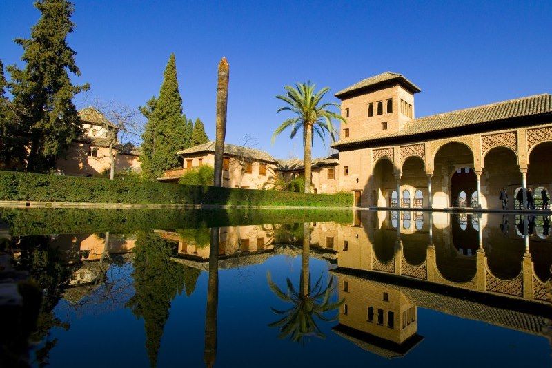 Jardins du Partal - Alhambra - Grenade - Espagne