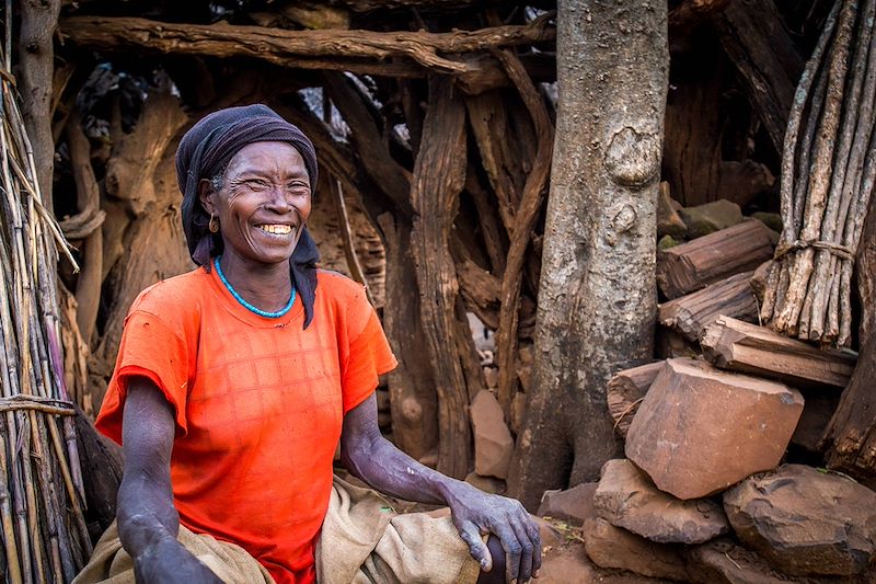 Portrait d'une femme Konso - Konso - Éthiopie
