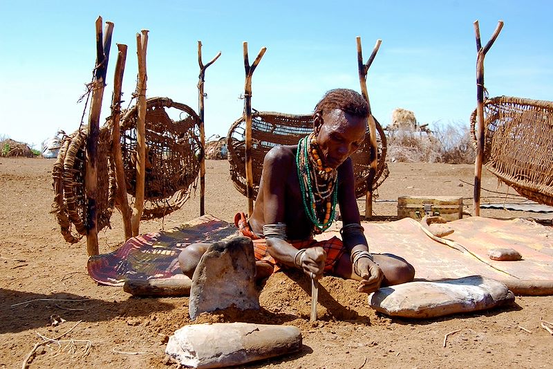 Homme Dassanech - Omorate - Ethiopie