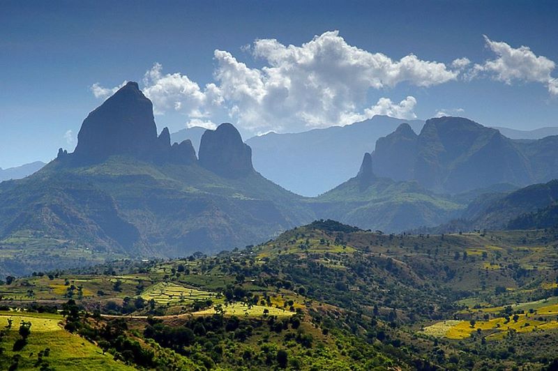 Vue du parc du Simien - Amhara - Ethiopie