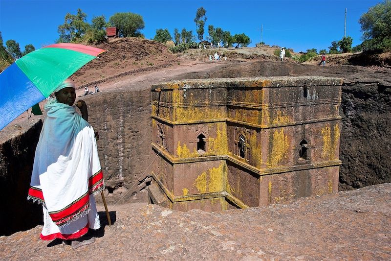 Église monolithique Bet Giorgis - Lalibela - Éthiopie