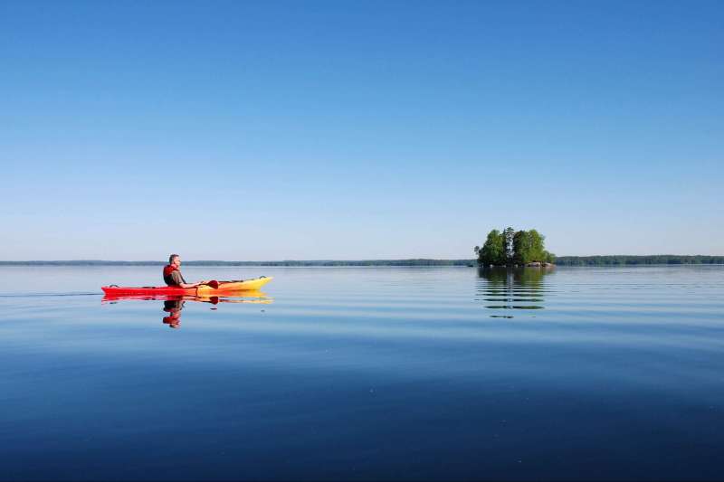 Kayak en Finlande