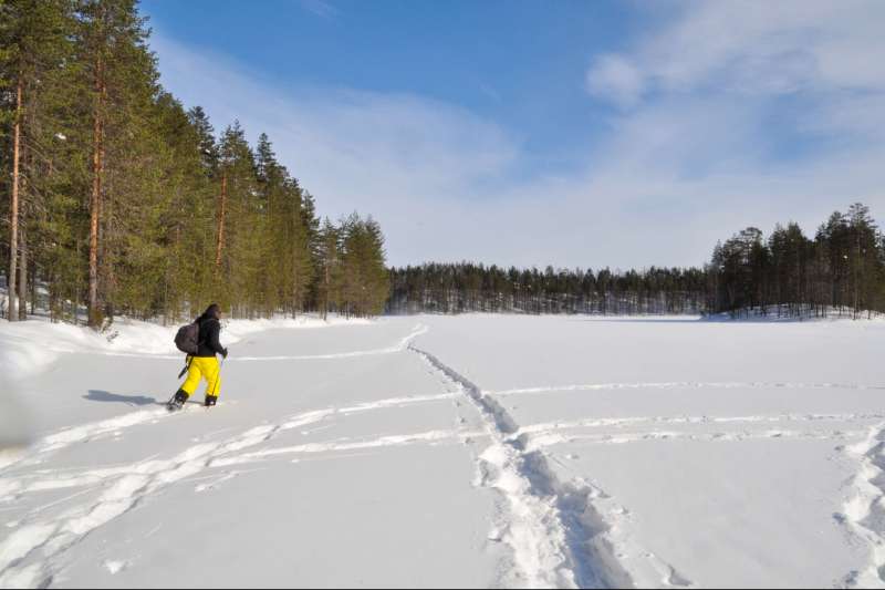 Raid en raquettes dans le parc national de Hossa - Laponie - Finlande