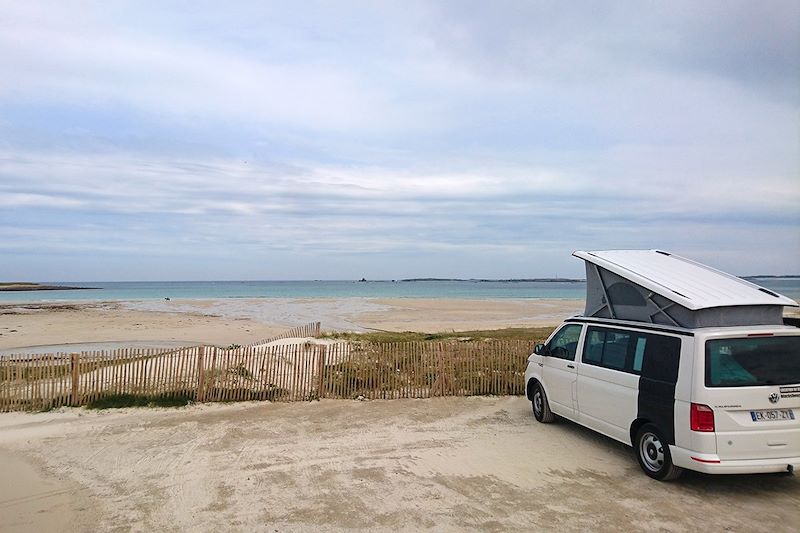 En camper van en Bretagne - France