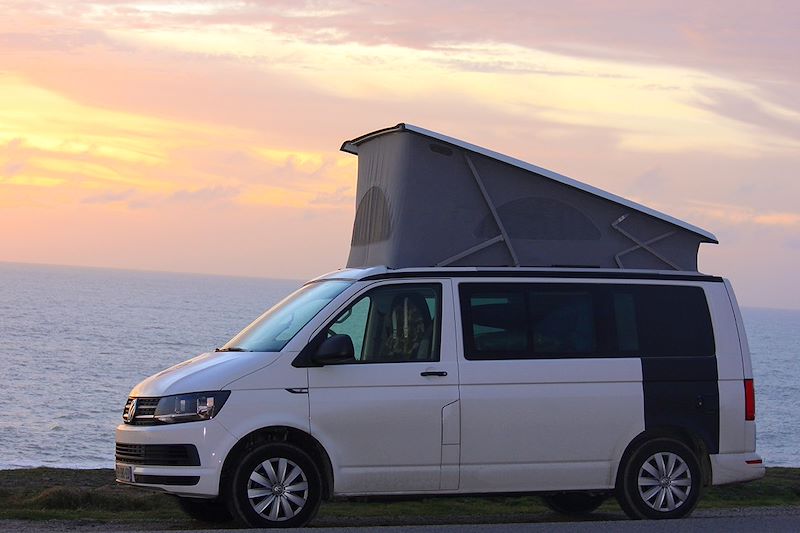 En camper van - France