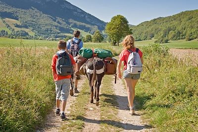 voyage Vagabond'ânes en Chartreuse