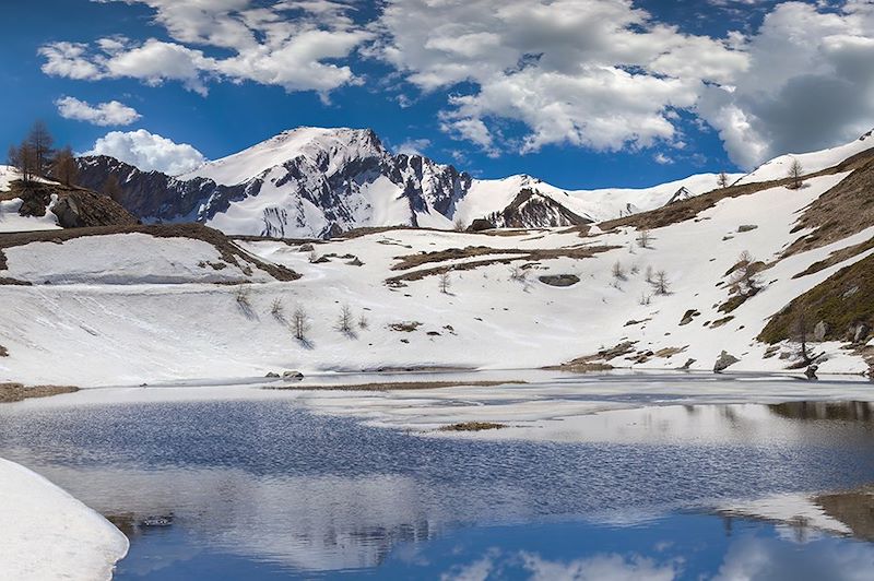 Le Col de Vars dans les Alpes du Sud - France