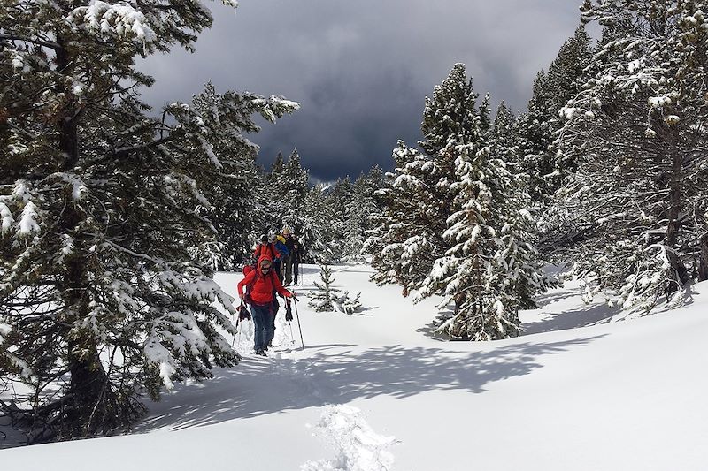 Raquettes balnéo dans le massif du Néouvielle