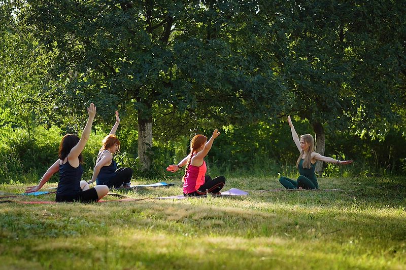 Yoga en Aubrac