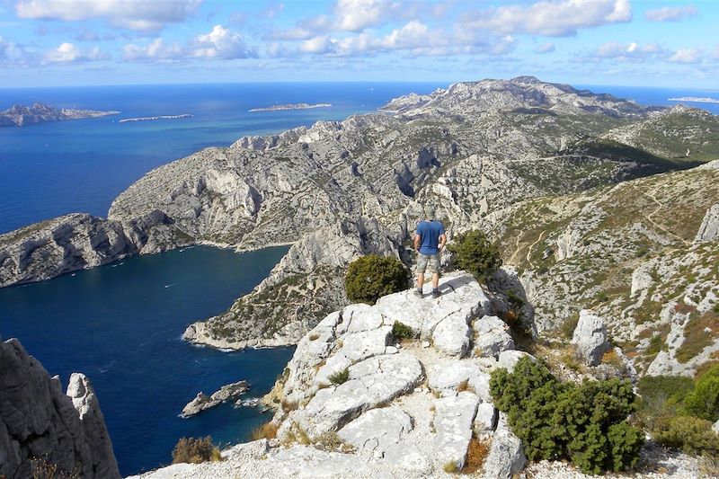 Vue sur la calanque de Morgiou - Provence - France