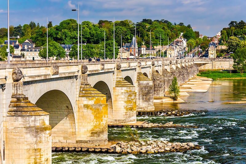 Pont Wilson à Tours - Centre-Val de Loire - France