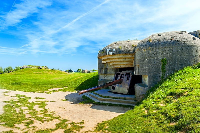 Batterie allemande de Longues-sur-Mer - Normandie - France