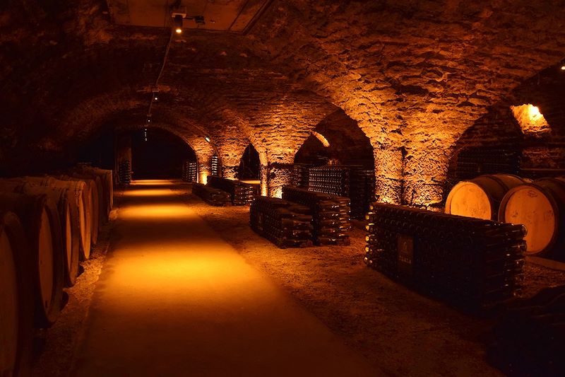 Caves à Beaune en Côte d'Or Bourgogne - France