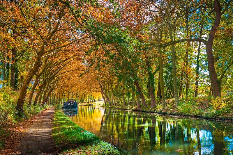 Canal du Midi (près de Toulouse) - Occitanie - France