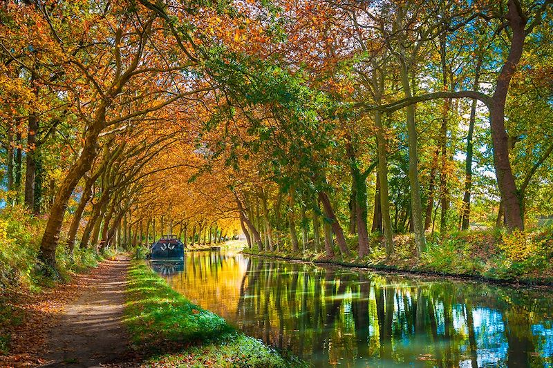 Canal du Midi (près de Toulouse) - Occitanie - France