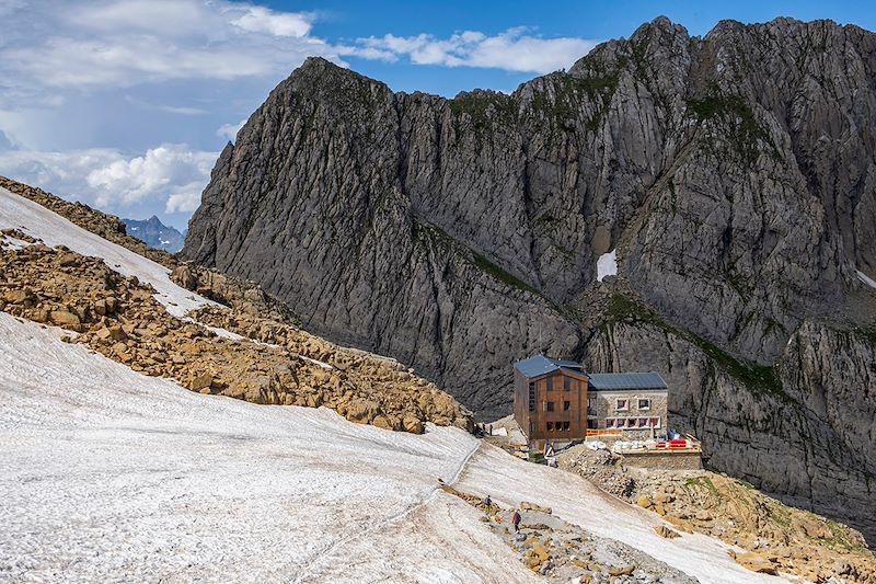 Refuge de la Brèche de Roland - Les Sarradets - Massif du Mont-Perdu - Pyrénées - France