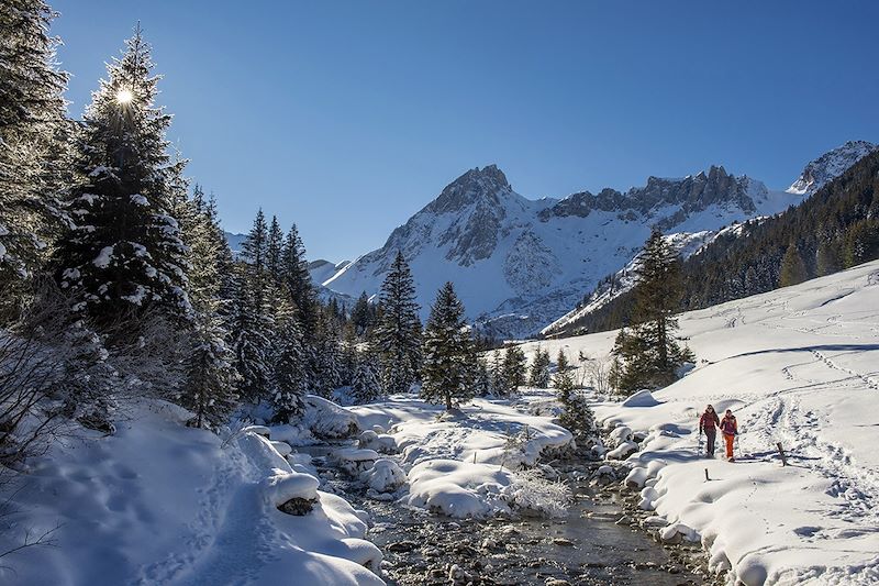 Raquettes et balneo au pays du Mont Blanc