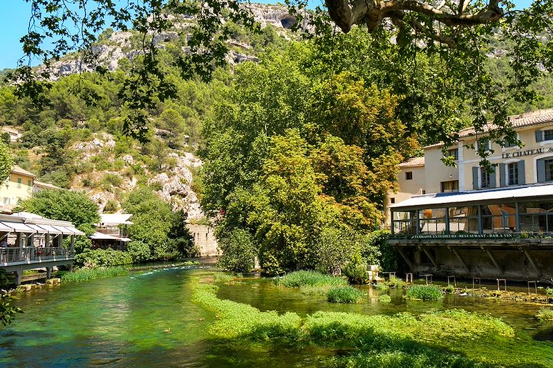 La Sorgue à Fontaine-de-Vaucluse - Provence-Alpes-Côte d'Azur - France