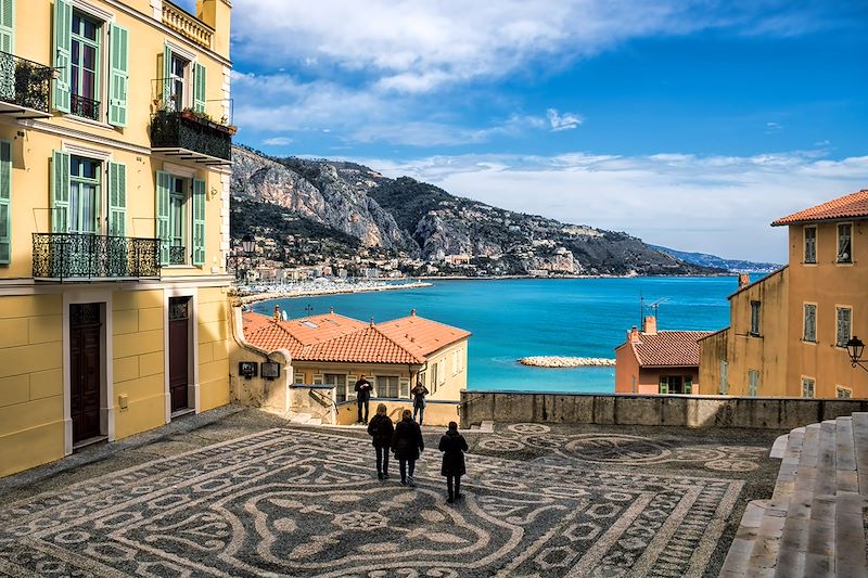 Menton en hiver - Provence-Alpes-Côte d'Azur - France