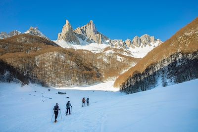 Échappée blanche dans les Pyrénées
