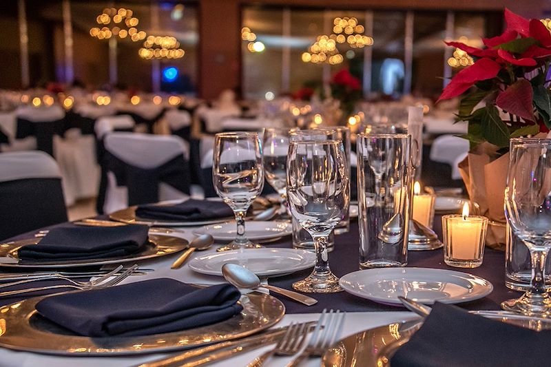 Table pour le dîner du réveillon