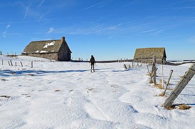 voyage Raquettes en Aubrac