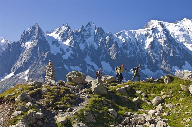 Grand panorama du Mont-Blanc