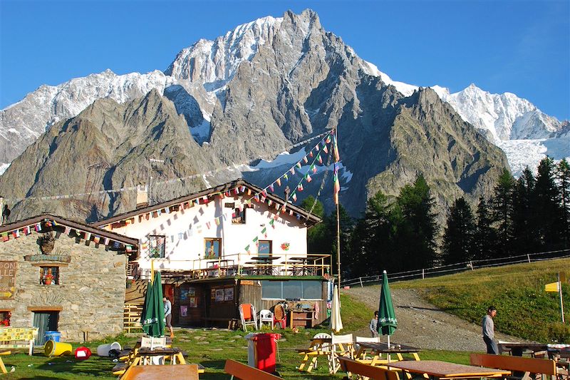 Grand panorama du Mont-Blanc