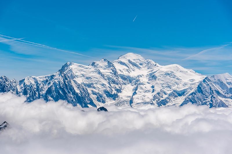 Vue sur le Mont Blanc - Alpes - France