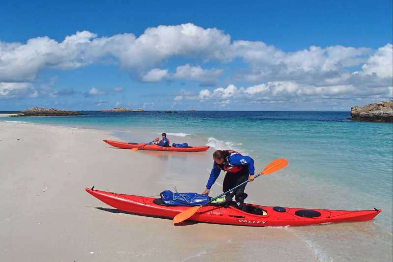 Des Glénan à l'île de Groix en kayak