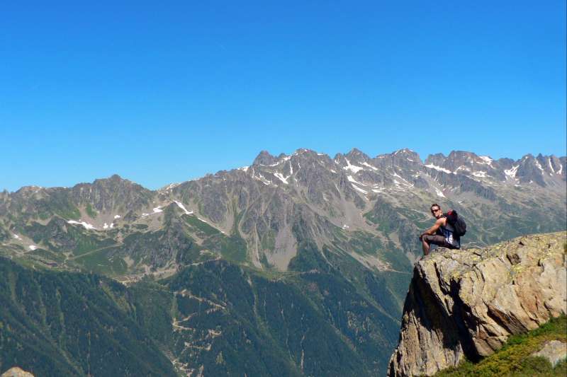 Grand panorama du Mont-Blanc