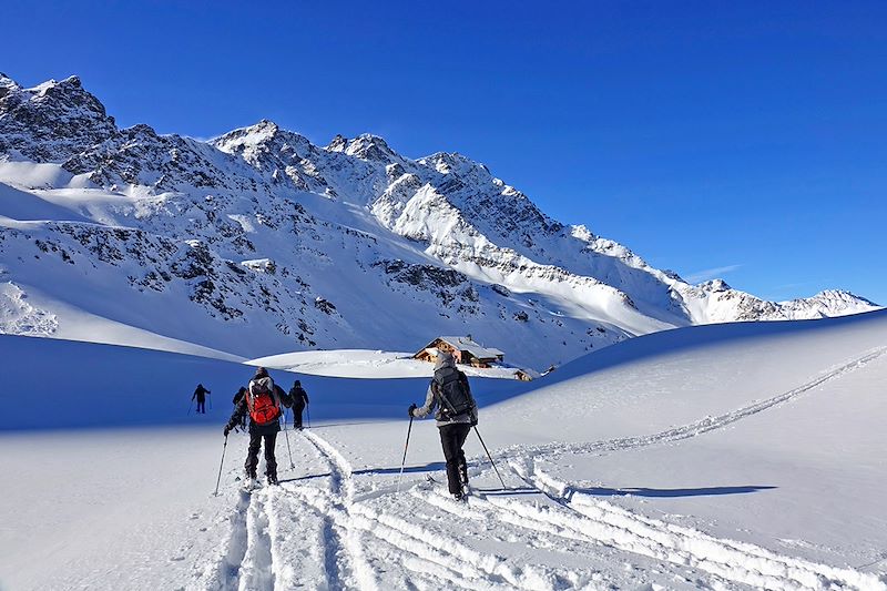 Ski de randonnée dans le Parc naturel Régional du Queyras - France