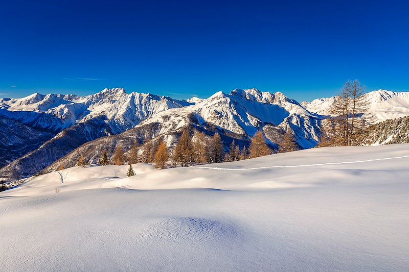 Paysage du Parc naturel Régional du Queyras - France